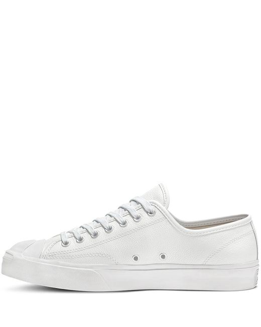 jack purcell tumbled leather low top