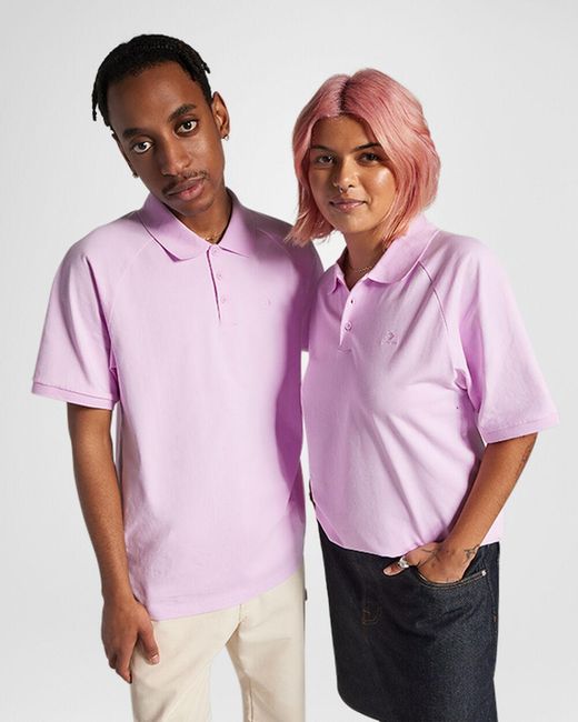 Converse Pink Marquis Polo Shirt