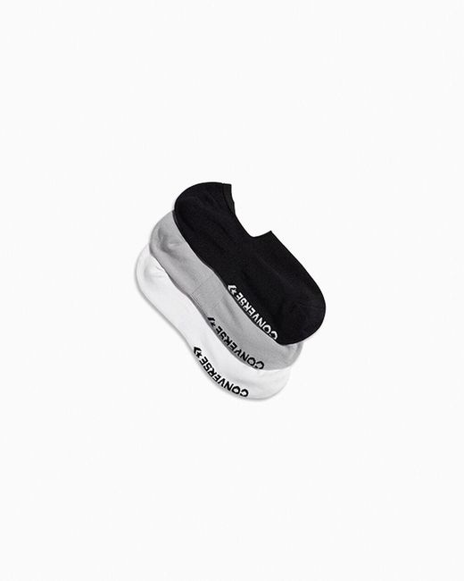 Converse Black 2-Pack Star Chevron No-Show Socks for men