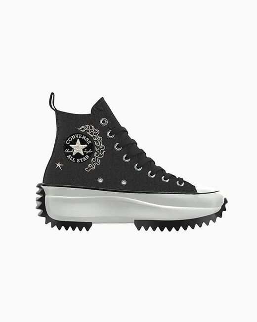 All Star Runstar Hike Trainers Black Mono All Star Custom Converse