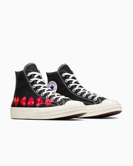 Converse Blue X Comme Des Garçons Play Chuck 70 Multi Heart