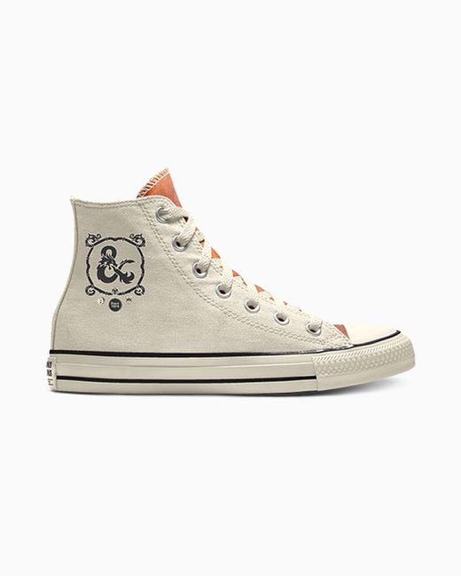 Converse White Custom Chuck Taylor All Star Dungeons & Dragons High Top By You