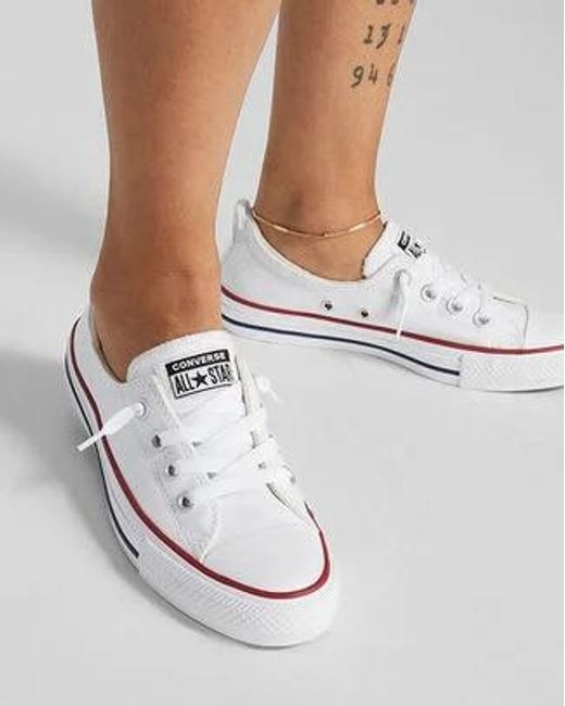 Converse White Chuck Taylor All Star Shoreline Low Top Shoe Canvas For