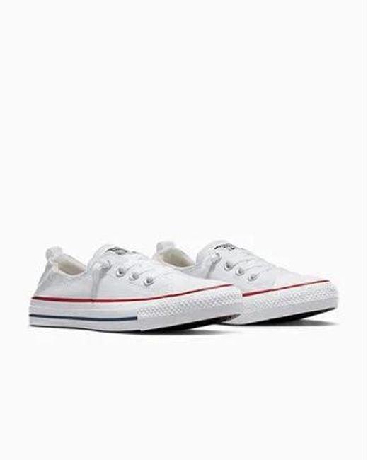 Converse White Chuck Taylor All Star Shoreline Low Top Shoe Canvas For