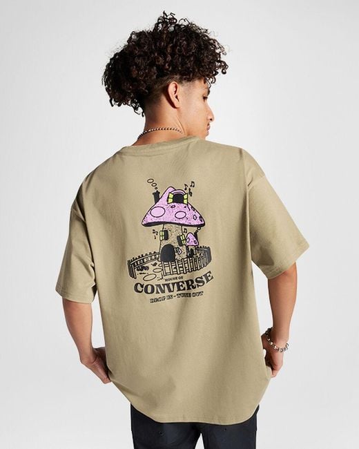 Converse Green Mushroom Cottage T-shirt