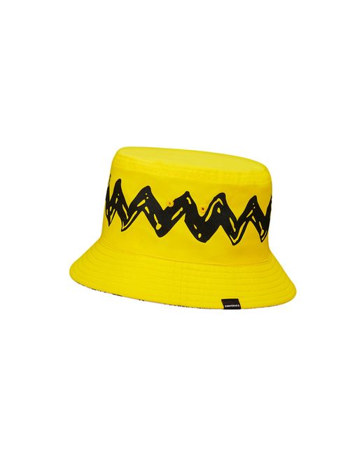 Converse X Peanuts Reversible Bucket Hat in Yellow Lyst