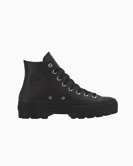 Converse Black Custom Chuck 70 Leather By You