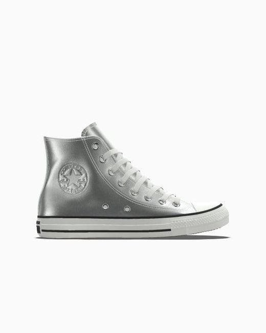 Converse White Custom Chuck Taylor All Star Leather By You