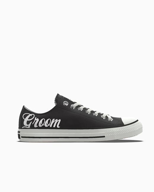 Converse Black Custom Chuck Taylor All Star Premium Wedding By You