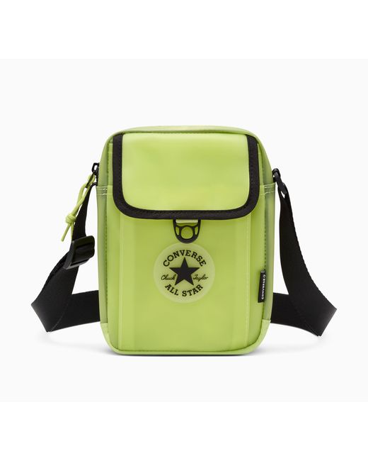 Converse Green Clear Crossbody Bag Yellow