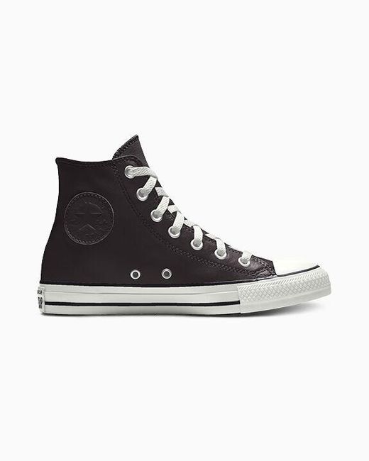 Converse Custom Chuck Taylor All Star Leather By You Black
