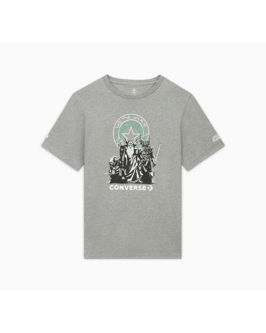 Converse Gray X Dungeons & Dragons Character T-shirt