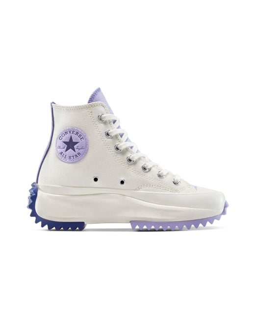 Converse White Run Star Hike Platform Color Pop Canvas For