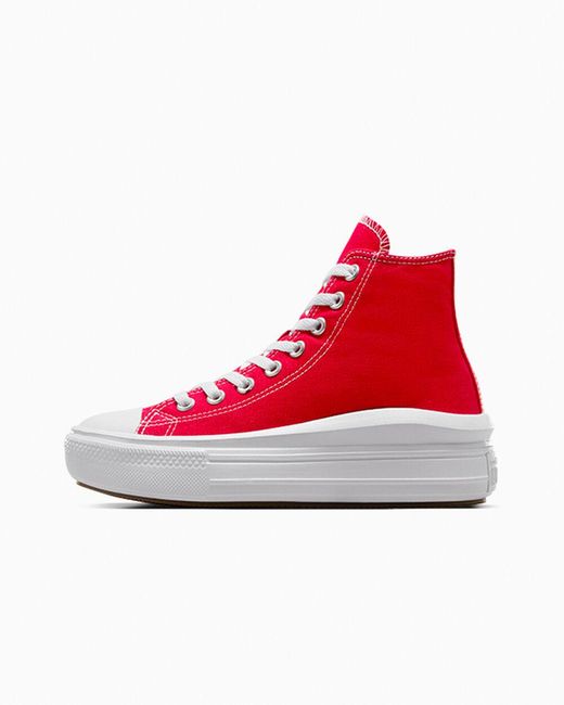 Converse Red Chuck Taylor All Star Move