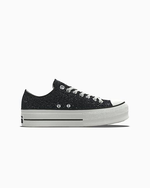 Converse Women's White Custom Chuck Taylor All Star Lift Platform