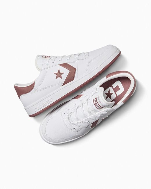 Converse White Cons Fast Break Pro Leather & Nylon