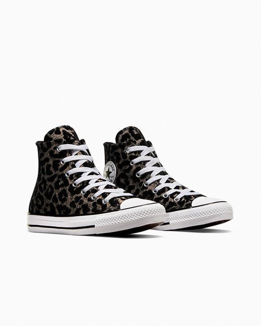 Converse Chuck Taylor All Star Leopard in Black for Men Lyst UK