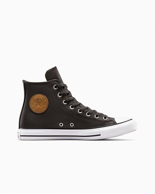Converse Black Chuck Taylor All Star Leather for men