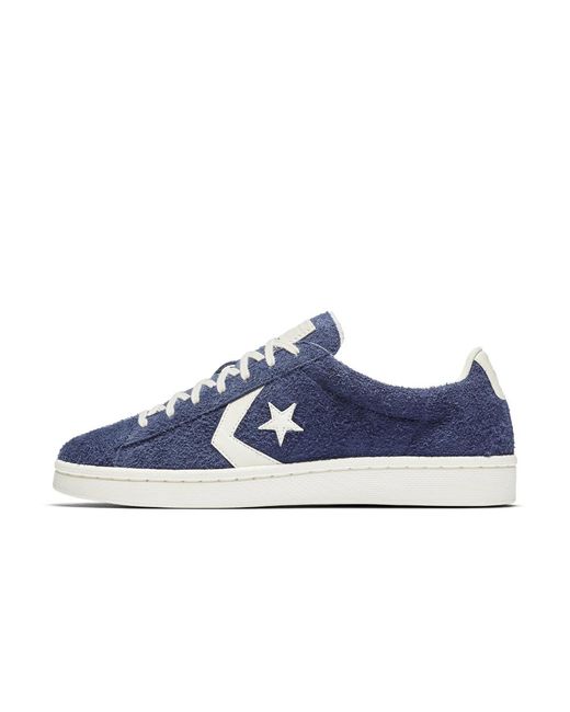 Converse Pro Leather Vintage Suede Low Top Men's Shoe in Midnight Navy  (Blue) for Men | Lyst