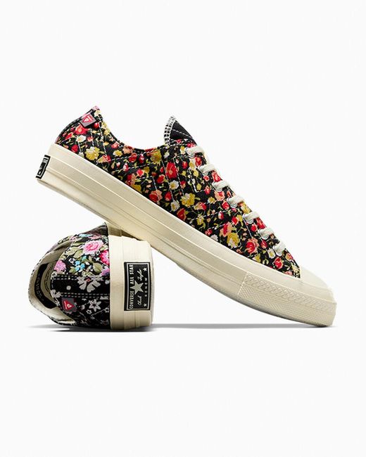 Converse Metallic Upcycled Floral Chuck 70