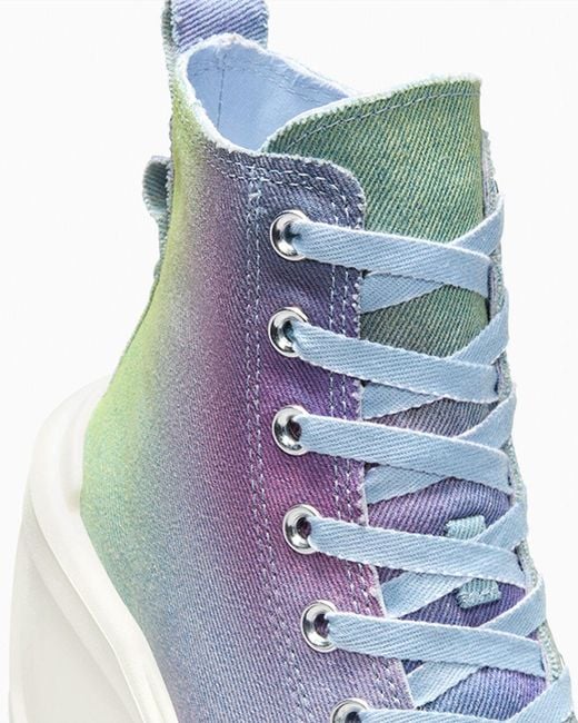 Converse Blue Chuck 70 De Luxe Wedge Platform