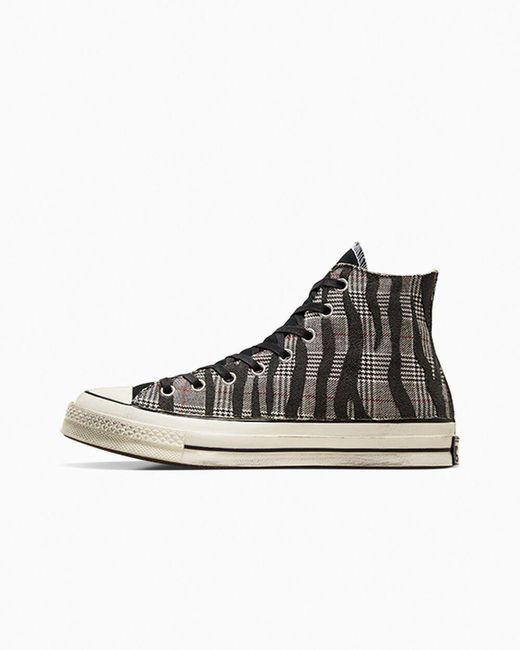 Converse Black Chuck 70 Zebra & Houndstooth