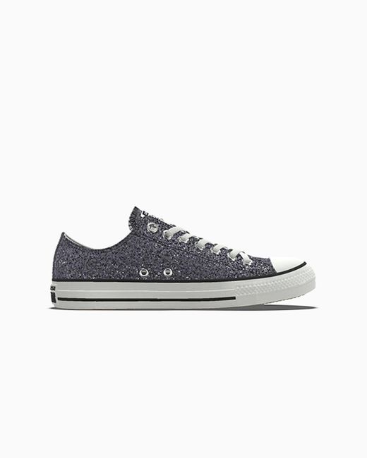 Converse White Custom Chuck Taylor All Star Glitter By You for men
