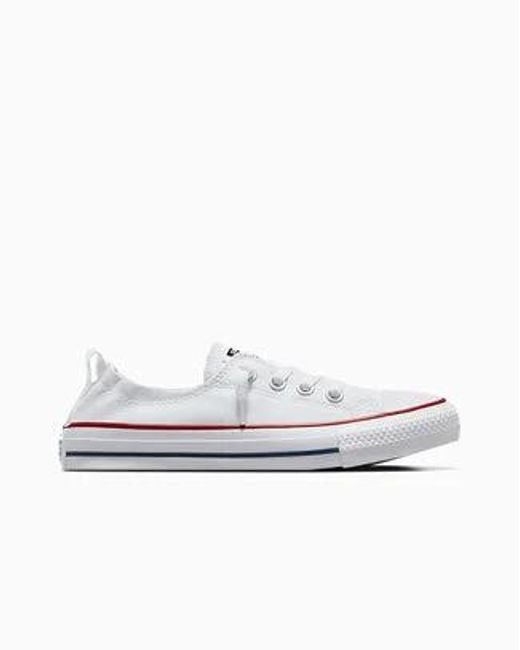 Converse White Chuck Taylor All Star Shoreline Low Top Shoe Canvas For