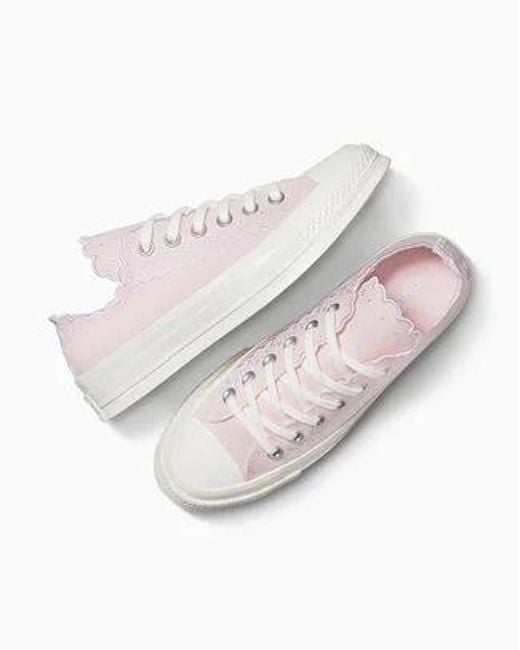 Converse White Chuck 70 Embroidered Flowers Canvas