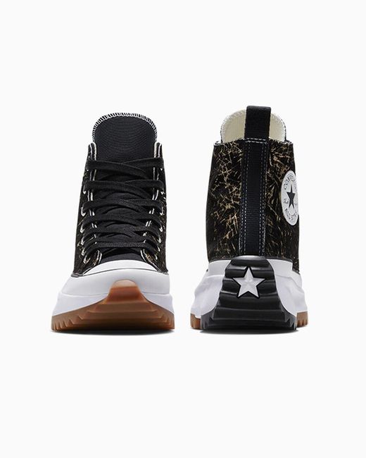 Run star hot sale hike converse black
