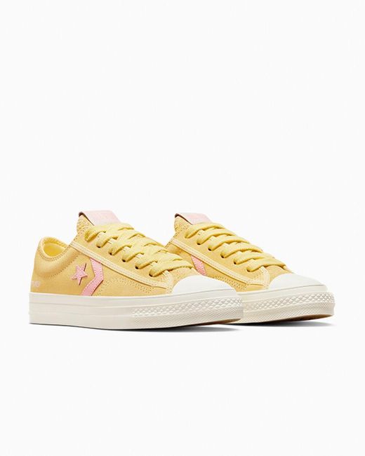 Converse Yellow Star Player 76 Suede