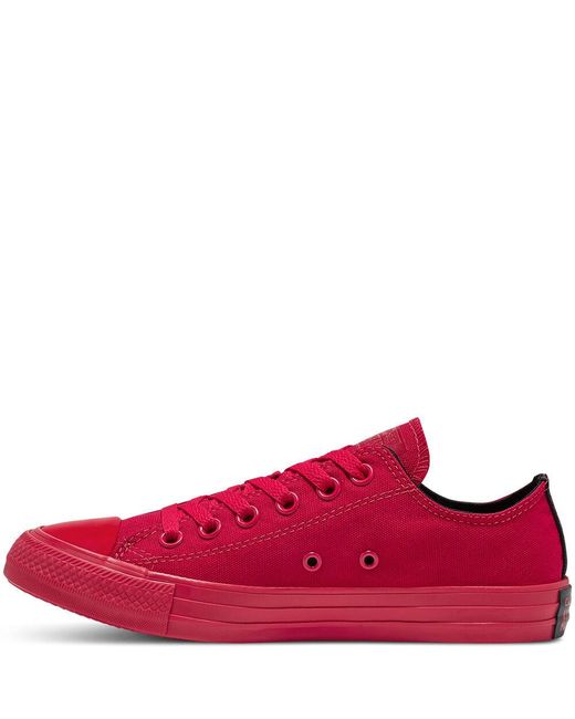 Converse X Opi Chuck Taylor All Star Low Top in Red | Lyst UK