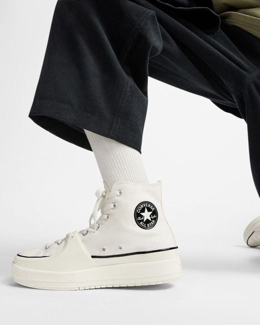Converse White Chuck Taylor All Star Construct