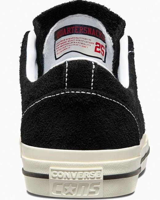 Converse Black Cons X Quartersnacks One Star Pro