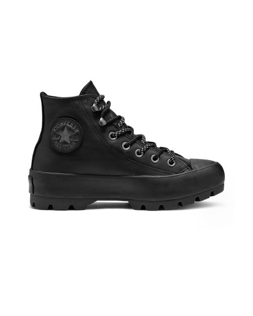 Converse Fleece Winter Gore-tex Lugged Chuck Taylor All Star Boot in Black  | Lyst