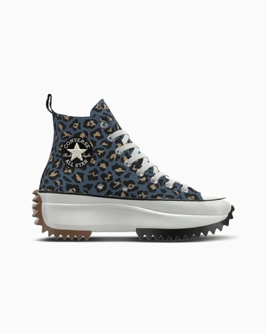 Converse Black Custom Run Star Hike Platform By You