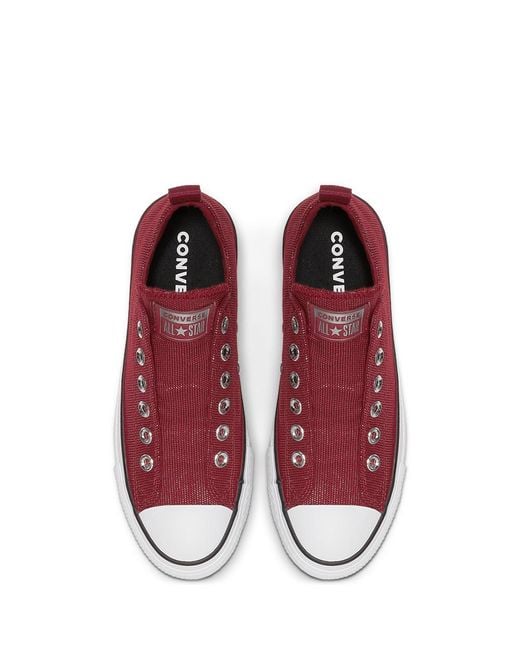 Chuck Taylor All Star Final Frontier plate-forme sans lacets Converse en  coloris Rouge | Lyst