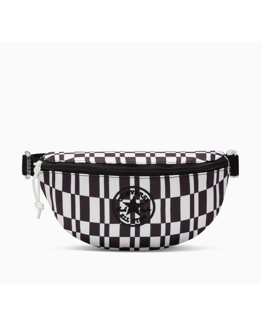 Converse Checkered Graphic Sling Pack Black