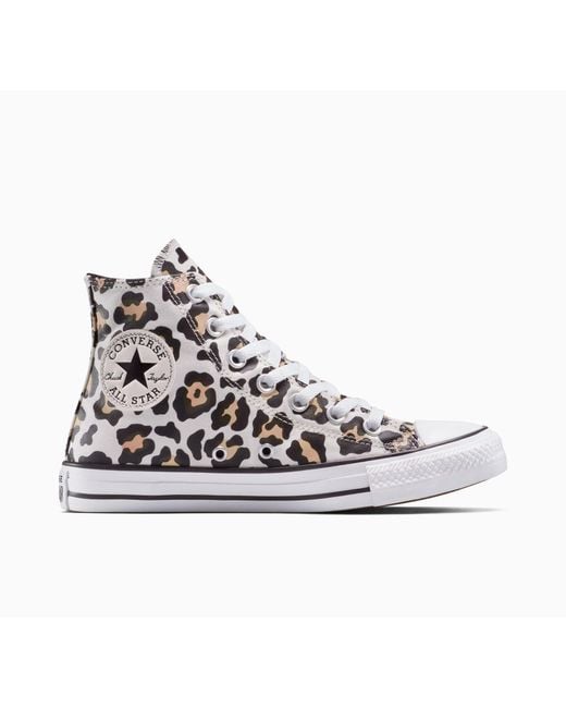 Converse White Chuck Taylor All Star Leopard