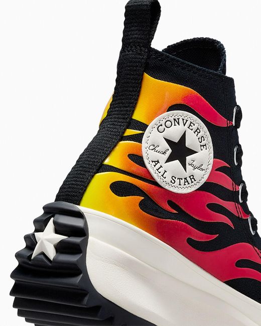 Converse Multicolor Run Star Hike Platform Flames