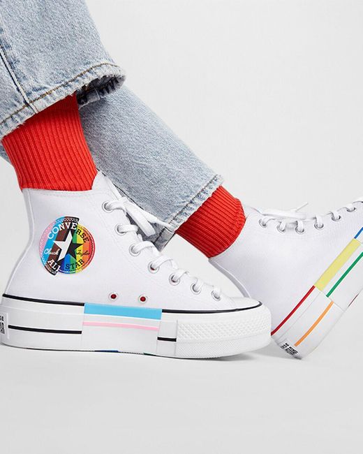 Custom chuck taylor all star pride low clearance top