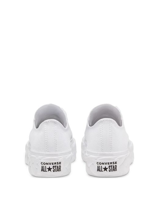 Converse Runway Cable Platform Chuck Taylor All Star Low Top in White |  Lyst UK