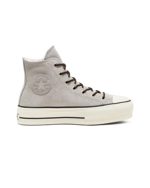 converse chuck taylor platform grey