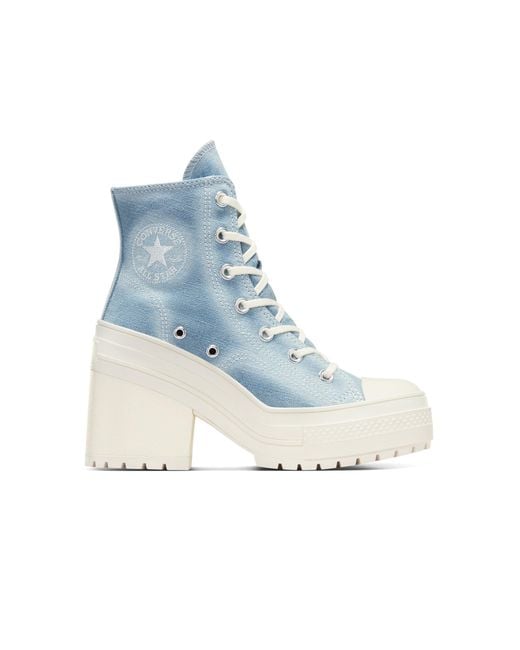 Converse Blue Chuck 70 De Luxe Heel Canvas