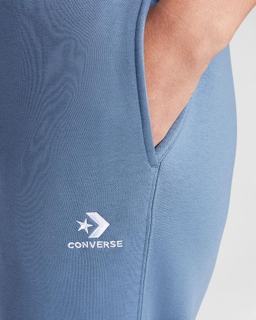 Converse Blue Go-To Embroidered Star Chevron Standard-Fit Sweatpant