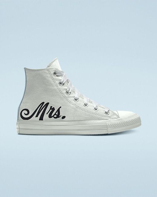Converse White Custom Chuck Taylor All Star Wedding By You