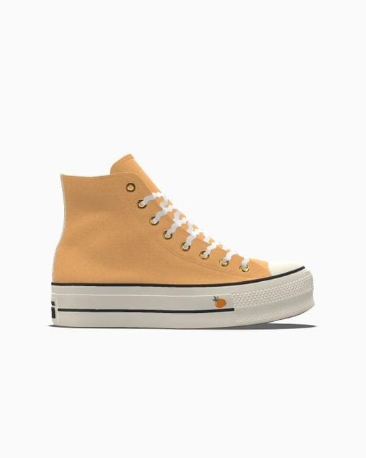 Converse White Custom Chuck Taylor All Star Lift Platform By You