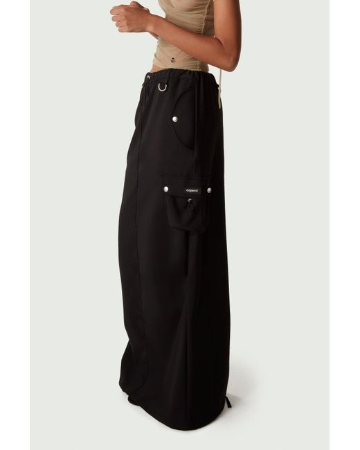 Coperni Tailored Cargo Maxi Skirt in Black Lyst