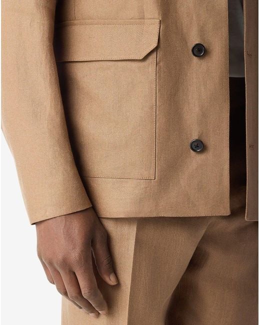 Corneliani Natural Linen Twill Jacket for men
