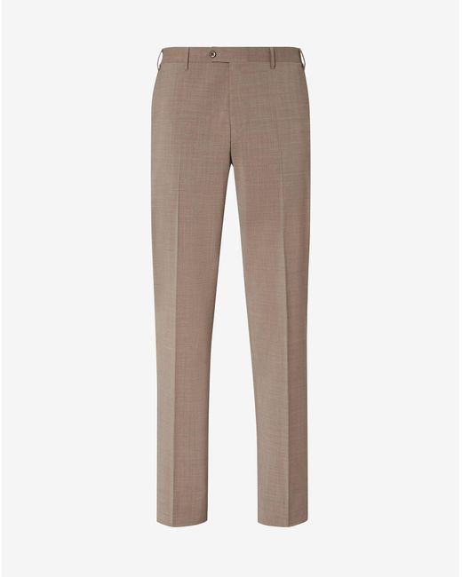 Corneliani Natural 120's Stretch Wool Trousers for men